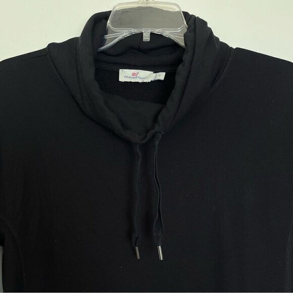 Vineyard Vines Drawstring Sweatshirt Cowl Neck Pullover Minimalist Fashion Small - Picture 2 of 9